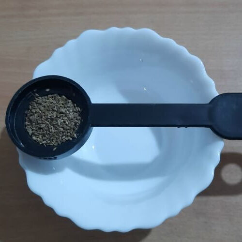 1 teaspoon of carom seed/ajwain