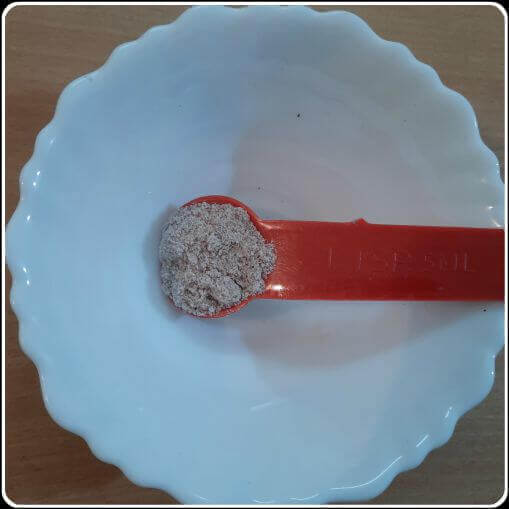 One teaspoon of black salt or kala namak