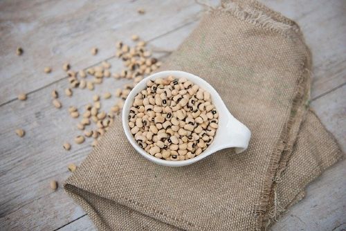Black-eyed peas are high protein, low glycemic Indian food.